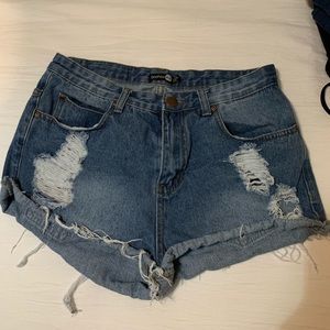 High waisted vintage shorts